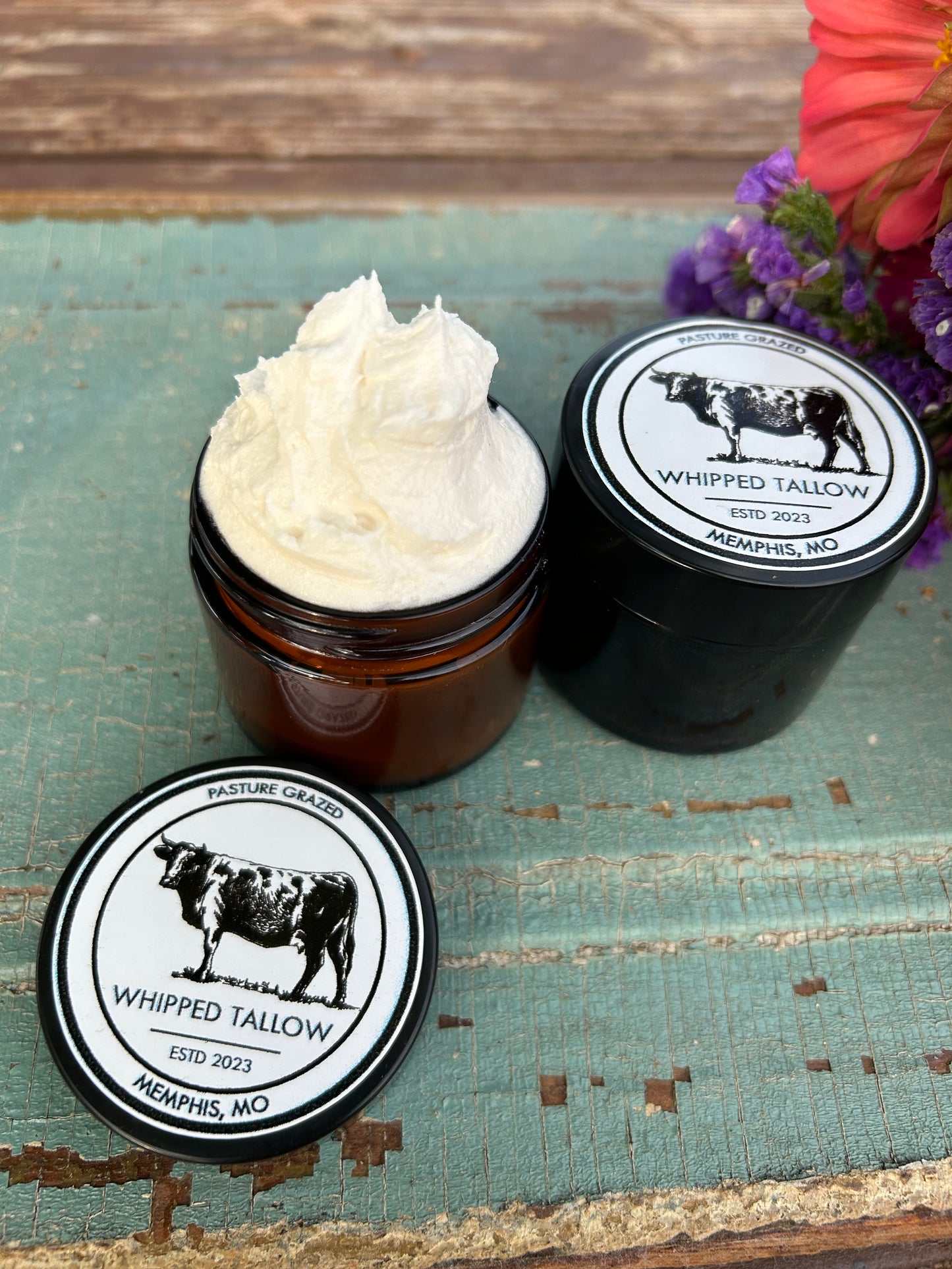 Whipped tallow cream.